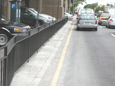 Steel barricade fence 3' /commercial. (NY, NY)