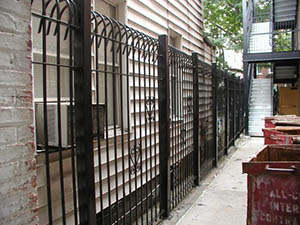 steel bar fence commercial