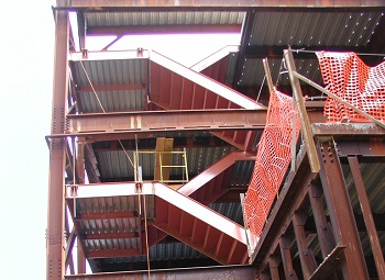 steel stairs