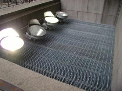 Galvanized grating security