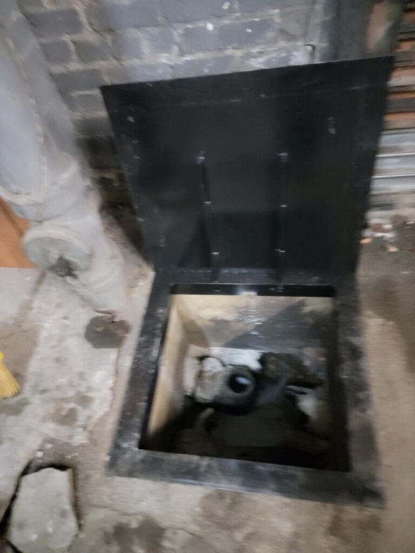 Single Metal Basement Door Openbasement