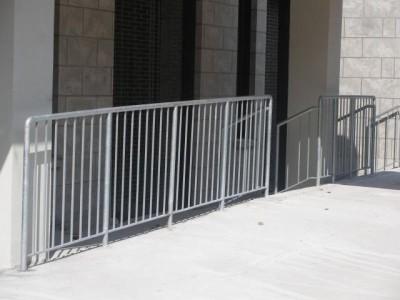 4′ steel simple pipe fence Barricade. (Brooklyn, NY)